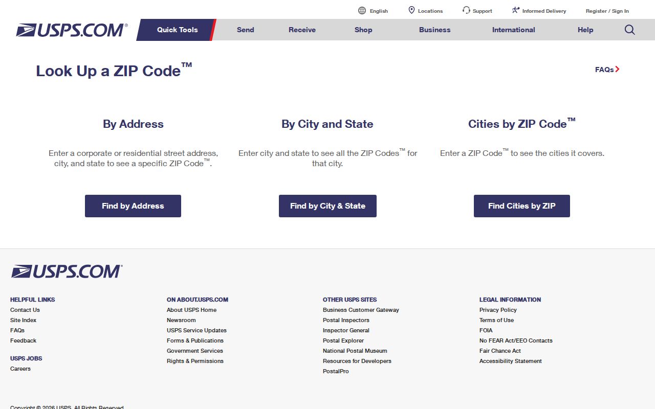 Monroe ZIP code directory using USPS address verification